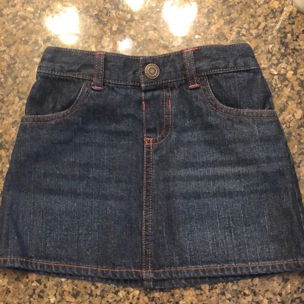 Girls Mini Skirt Denim